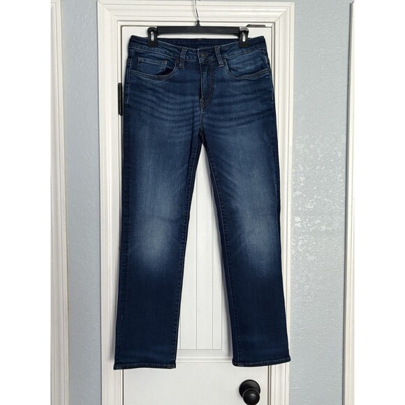 Buffalo Jeans Mens Size 30X30 Blue Straight Six Stretch David Bitton Pants Dark - Picture 1 of 8